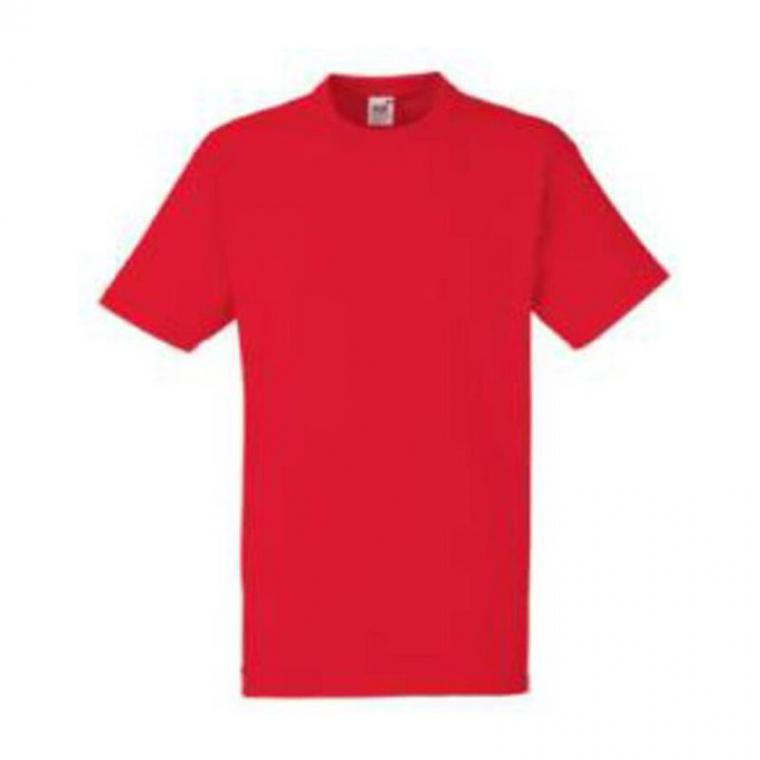 Tricou cu mânecă scurtă pentru bărbați Heavy Rosu 3XL
