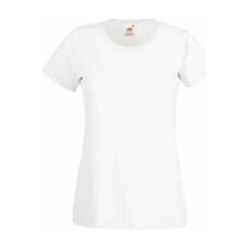 Tricou cu mânecă scurtă pentru damă Valueweight FU78 White-Chewing Pink