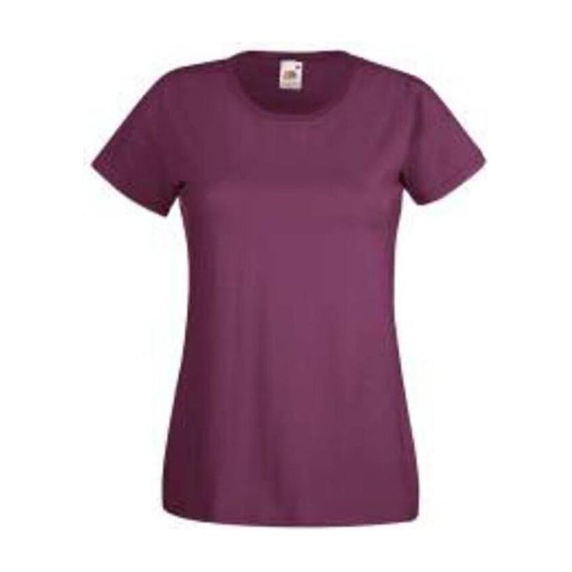 Tricou cu mânecă scurtă pentru femei Valueweight Bordeaux XXL