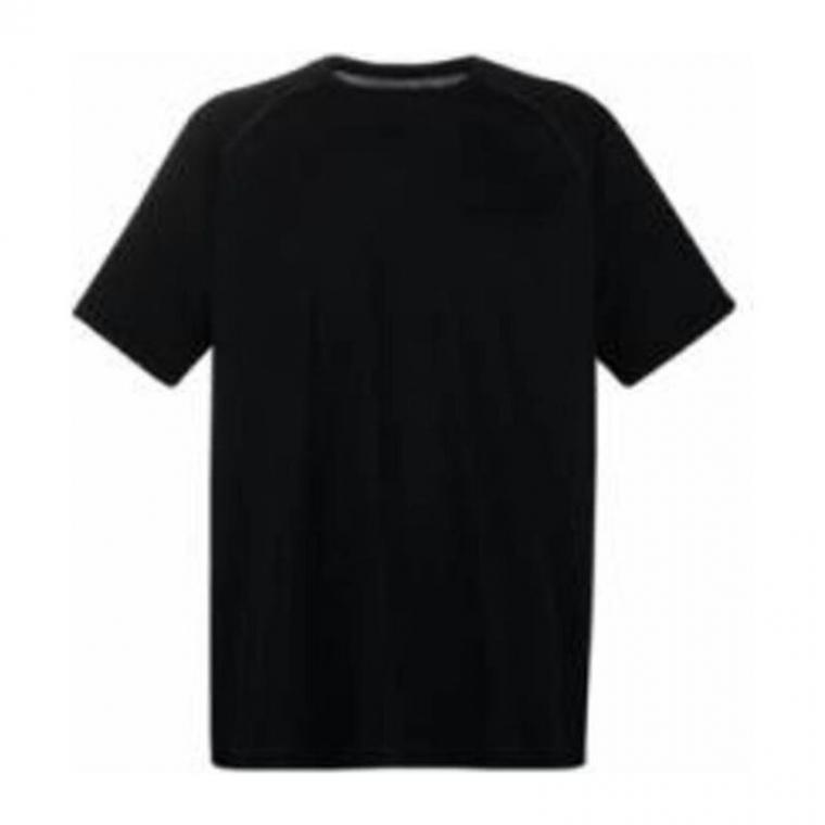Tricou cu mânecă scurtă pentru bărbați Performance Negru XXL