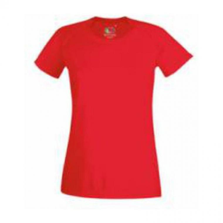 Tricou cu mânecă scurtă pentru femei Performance Rosu XS