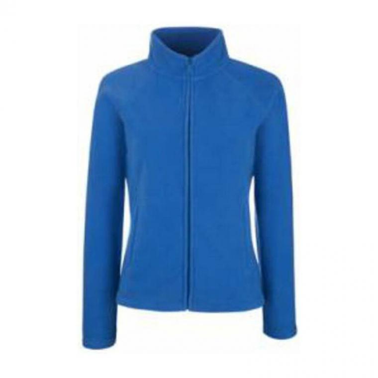 Jachetă cu fermoar pentru femei Albastru L