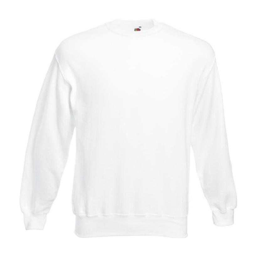 Tricou cu mânecă lungă Set-In Sweat Alb 4XL