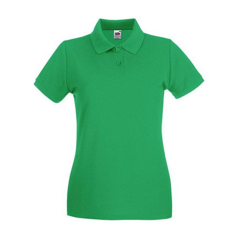Tricou Polo cu mânecă scurtă pentru femei Premium Verde XS