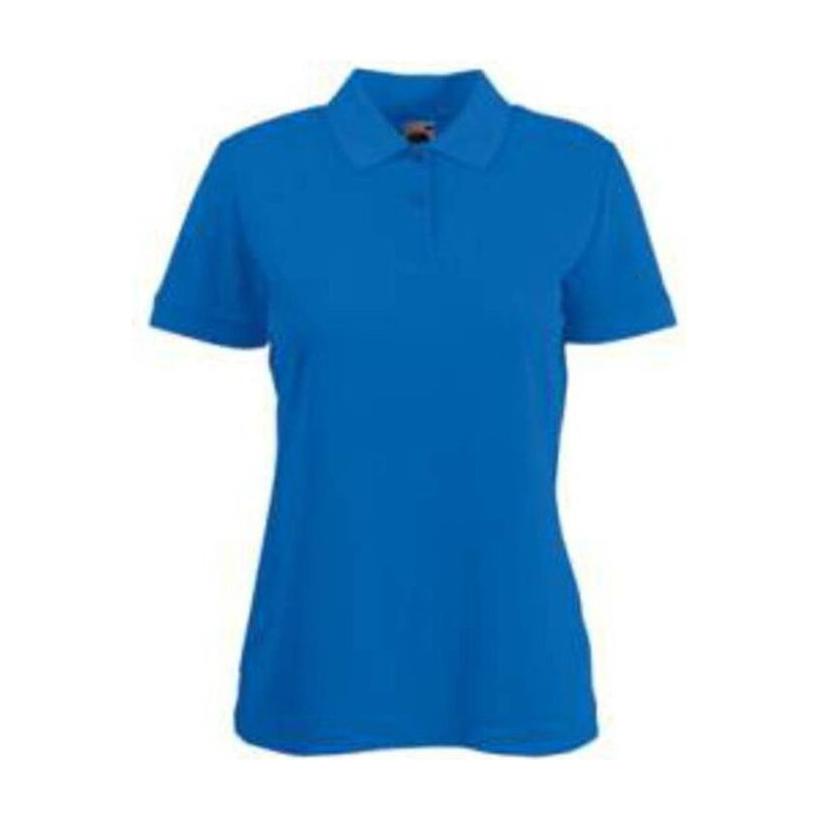 Tricou Polo cu mânecă scurtă pentru femei Lady-Fit Albastru