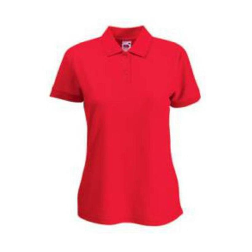 Tricou Polo cu mânecă scurtă pentru femei Lady-Fit Rosu