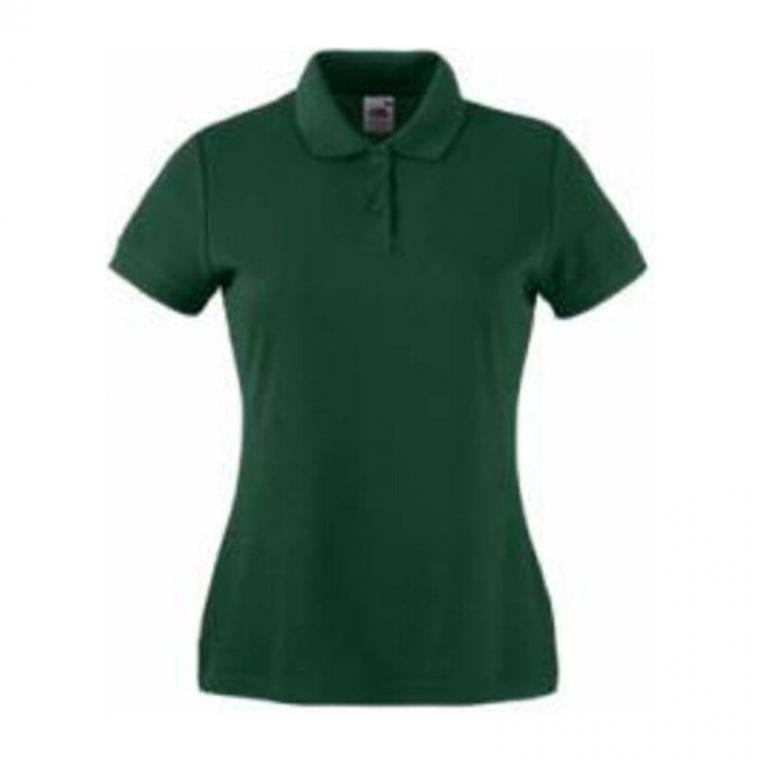 Tricou Polo cu mânecă scurtă pentru femei Lady-Fit Verde L