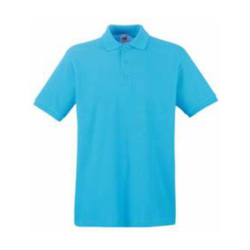 Tricou Polo cu mânecă scurtă pentru bărbați Pique Albastru 3XL