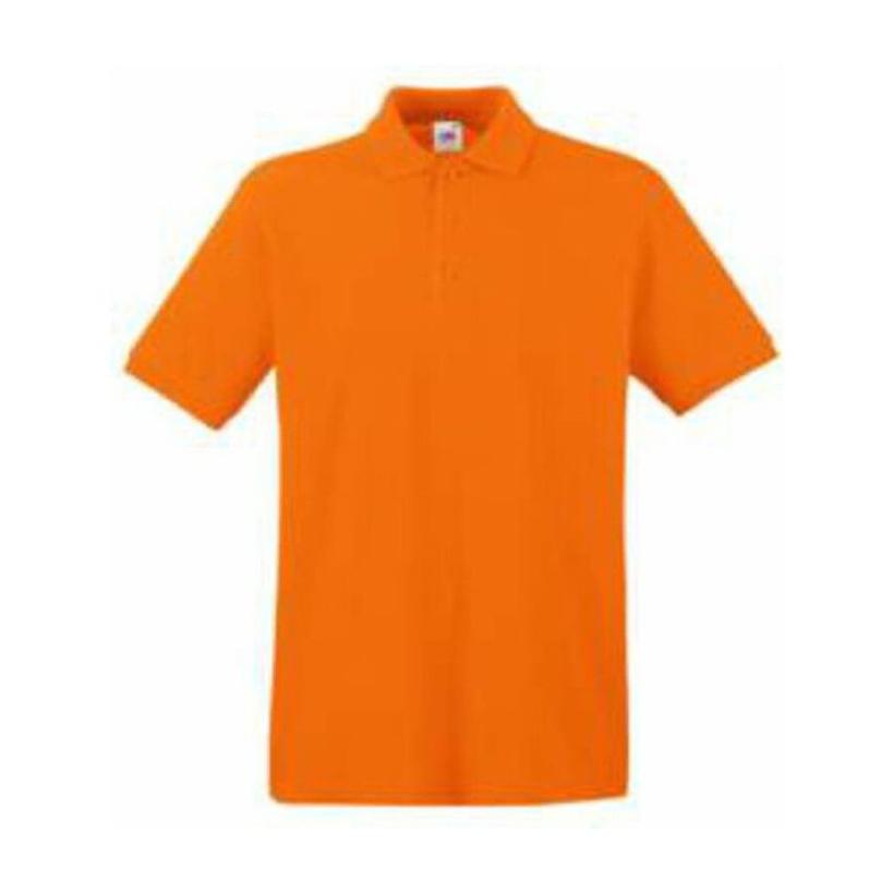 Tricou Polo cu mânecă scurtă pentru bărbați Pique Portocaliu