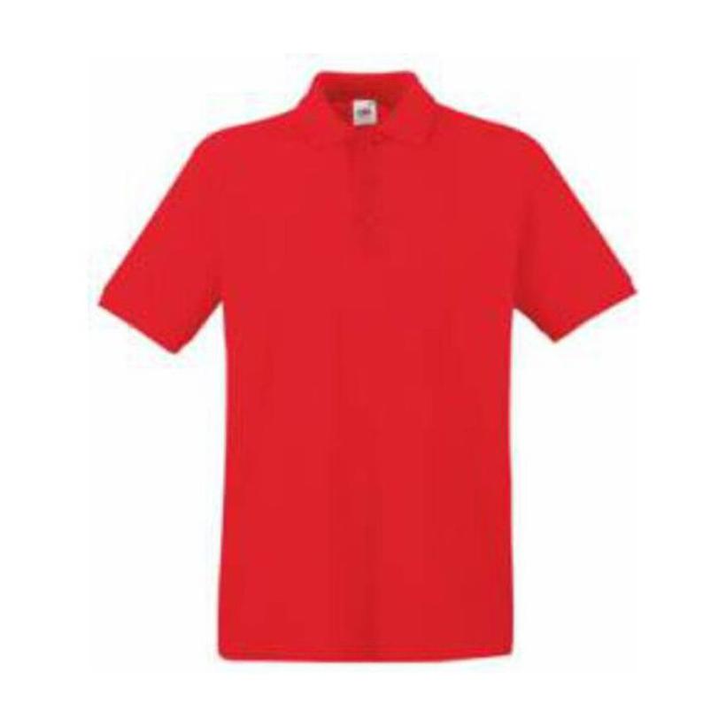 Tricou Polo cu mânecă scurtă pentru bărbați Pique Rosu