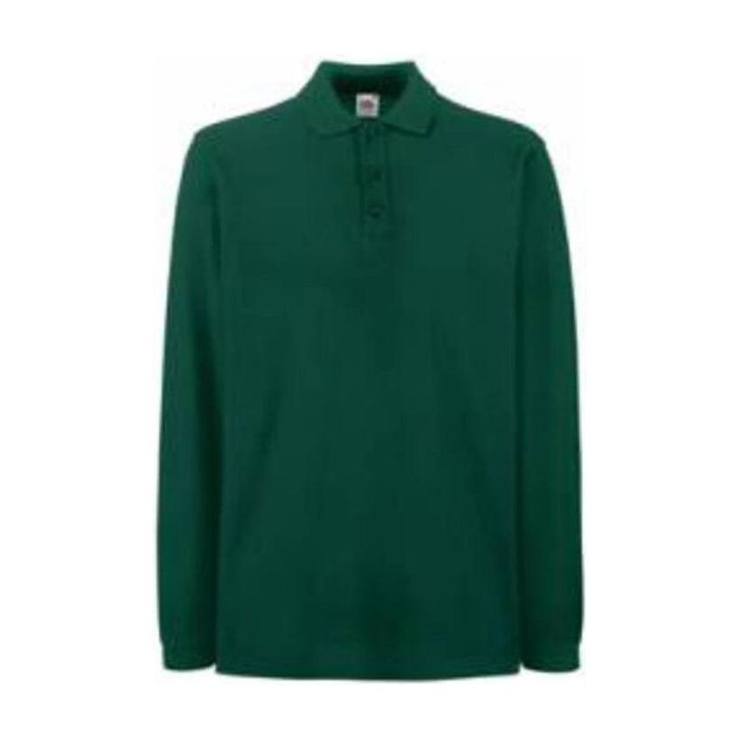 Tricou Polo cu mânecă lungă pentru Pique Verde