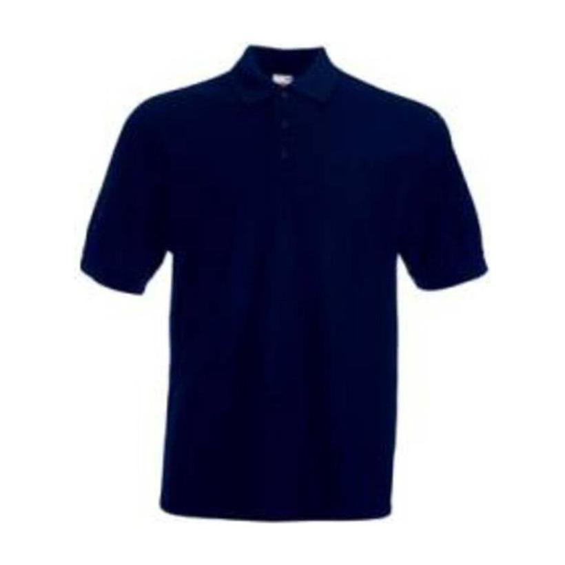 Tricou Polo cu mânecă scurtă pentru bărbați 65 / 35 Albastru 3XL