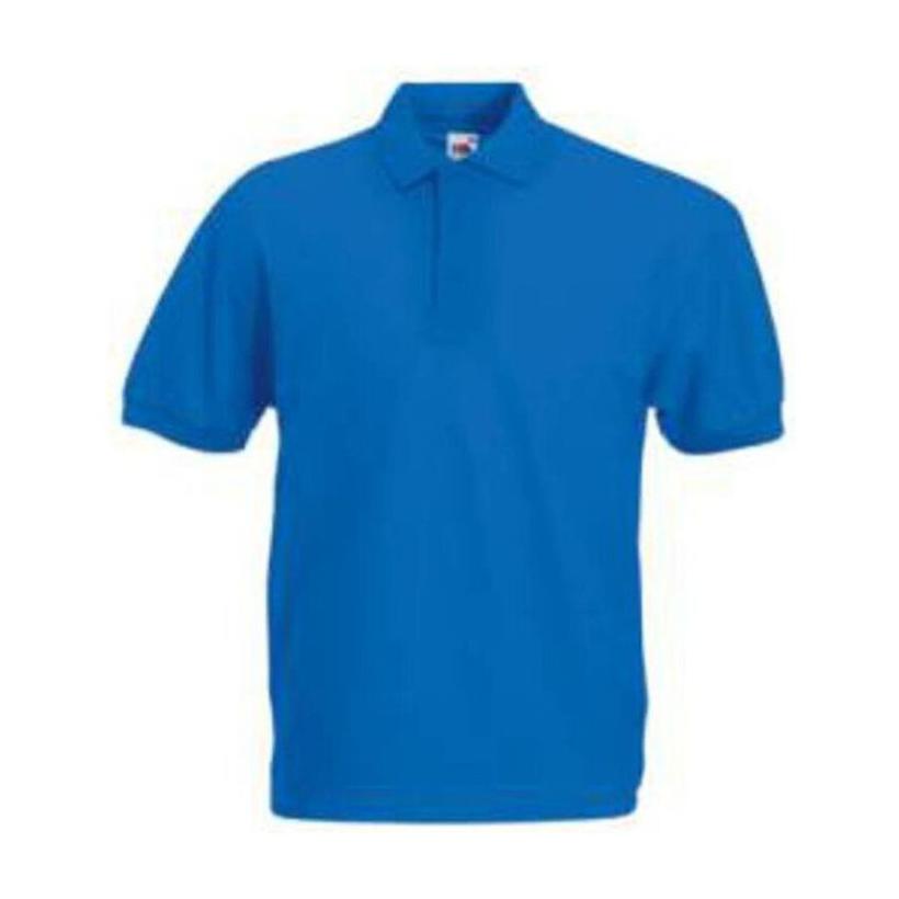 Tricou Polo cu mânecă scurtă pentru bărbați 65 / 35 Albastru XXL