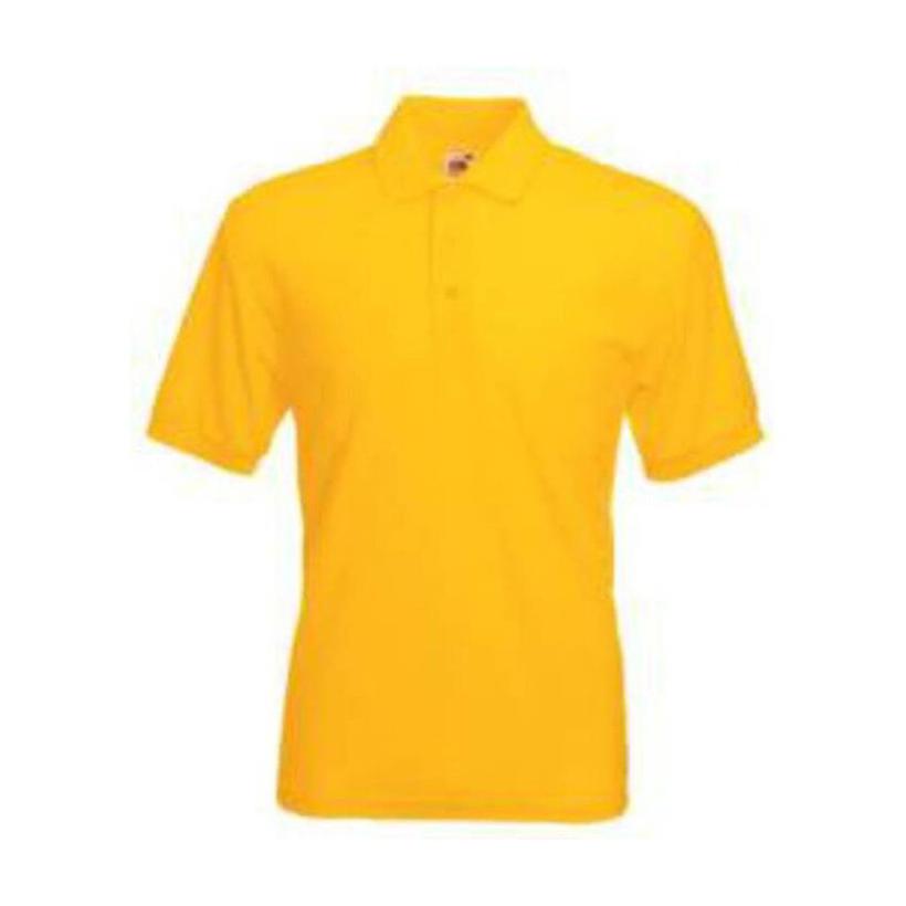 Tricou Polo cu mânecă scurtă pentru bărbați 65 / 35 Galben XL