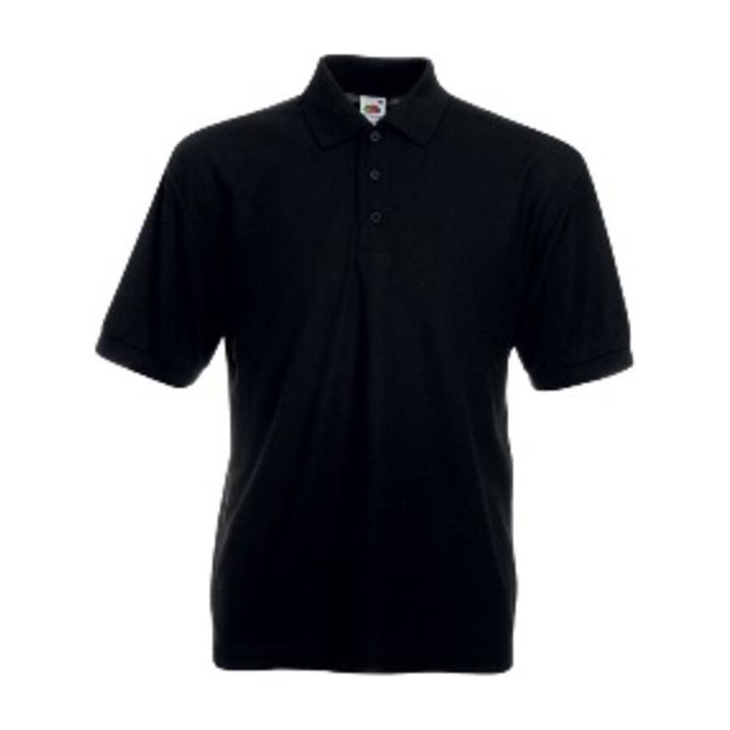Tricou Polo cu mânecă scurtă pentru bărbați 65 / 35 Negru L