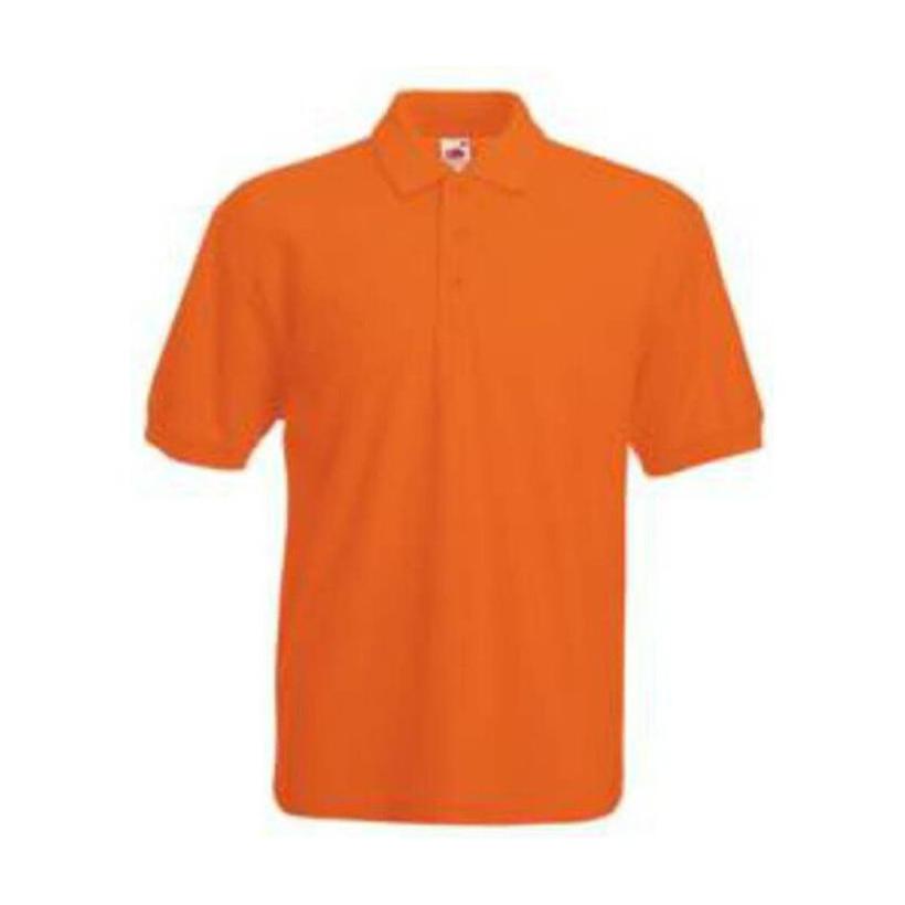 Tricou Polo cu mânecă scurtă pentru bărbați 65 / 35 Portocaliu
