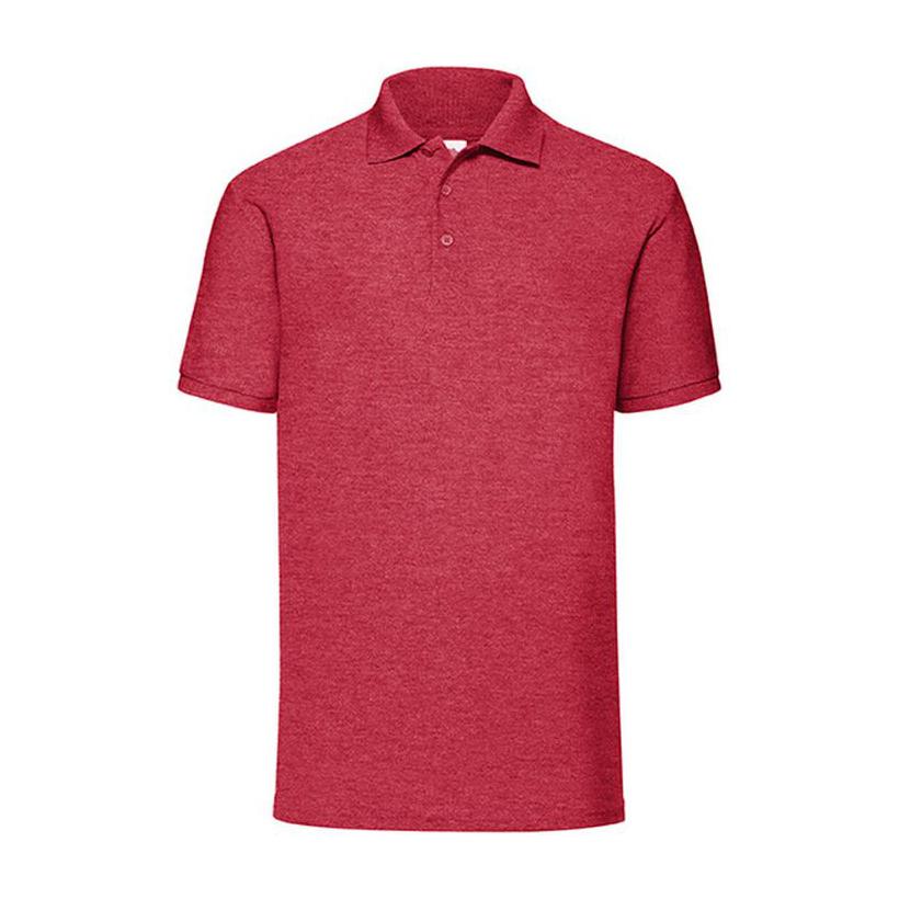 Tricou Polo cu mânecă scurtă pentru bărbați 65 / 35 Rosu