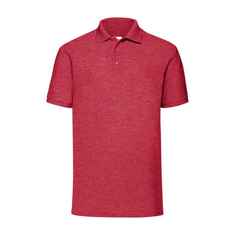 Tricou Polo cu mânecă scurtă pentru bărbați 65 / 35 Rosu 3XL
