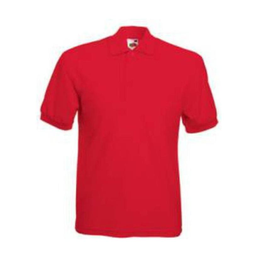 Tricou Polo cu mânecă scurtă pentru bărbați 65 / 35 Rosu S