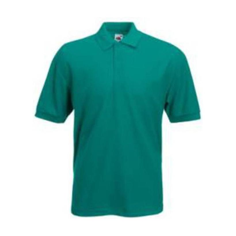 Tricou Polo cu mânecă scurtă pentru bărbați 65 / 35 Verde XXL