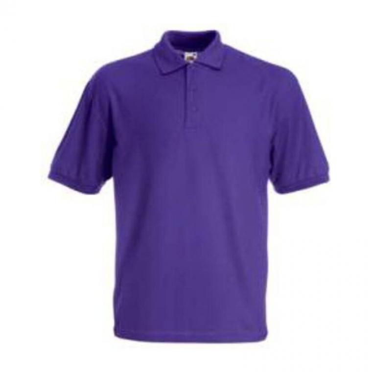 Tricou Polo cu mânecă scurtă pentru bărbați 65 / 35 Mov 3XL