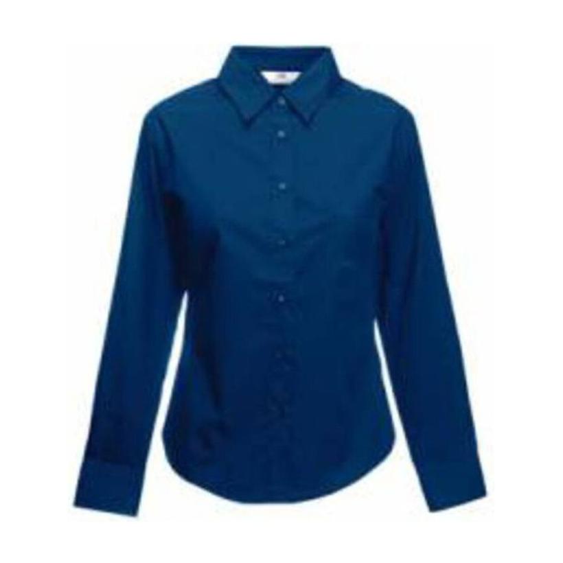 Cămașă cu mânecă lungă pentru femei Poplin Orion Navy Blue