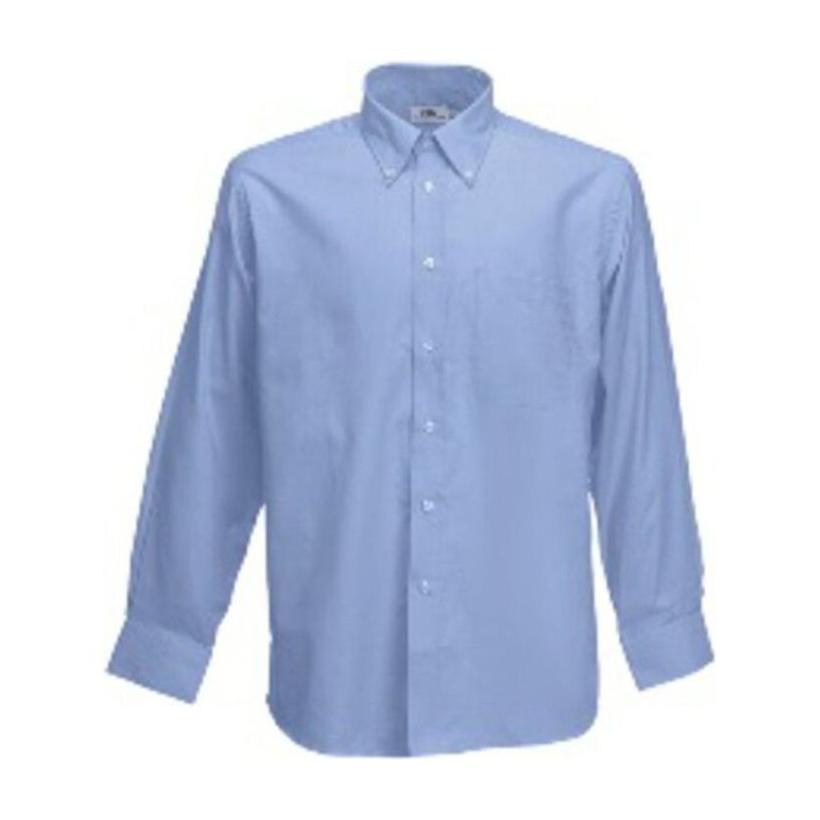 Cămașă cu mânecă lungă pentru bărbați Oxford Oxford Blue