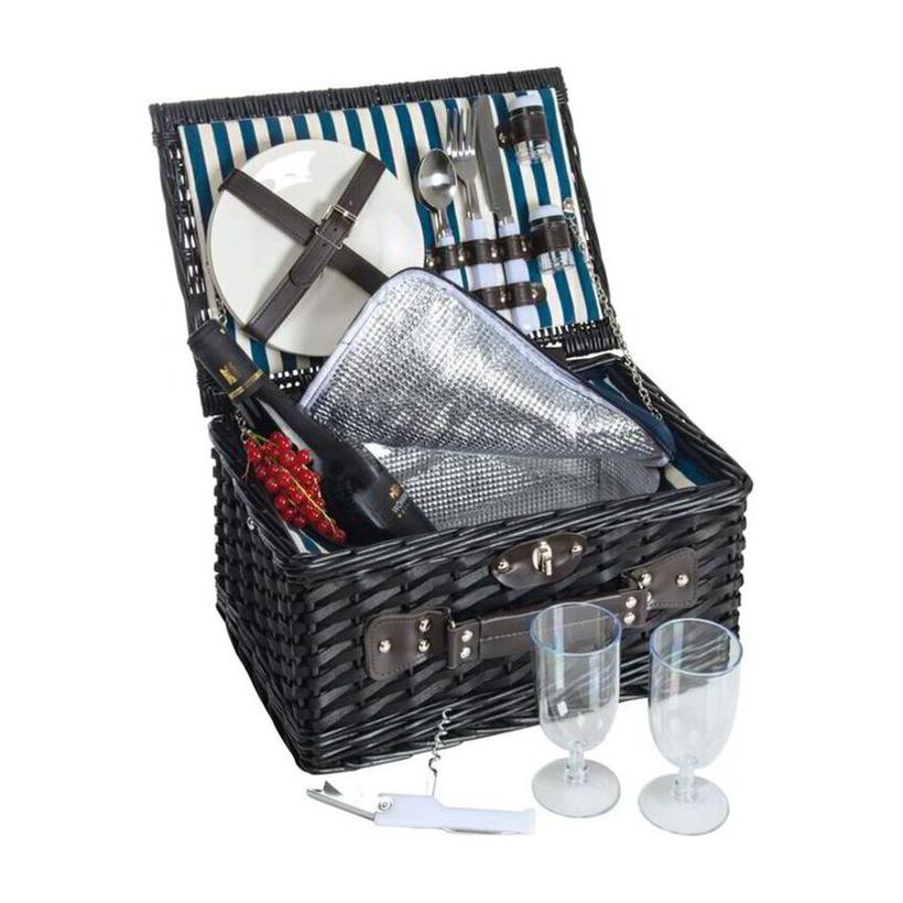 Coș picnic Riva del Garda Negru