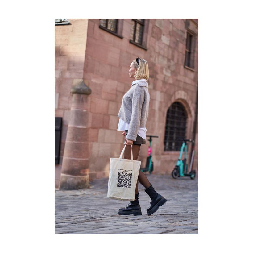 Sacoșă bumbac pliabilă Ferra Beige