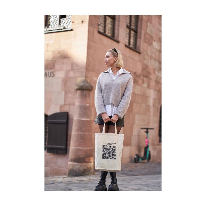 Sacoșă bumbac pliabilă Ferra Beige