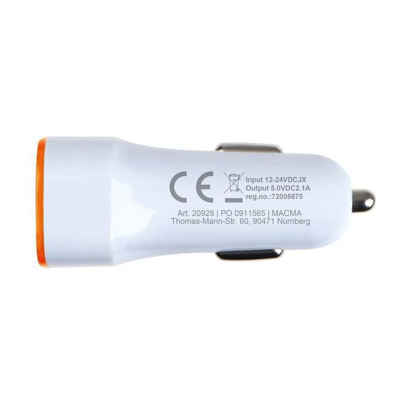 Încărcător USB KFZ Fruit Portocaliu