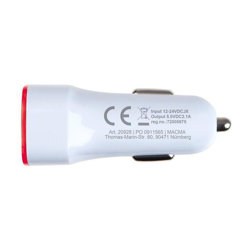 Încărcător USB KFZ Fruit Rosu