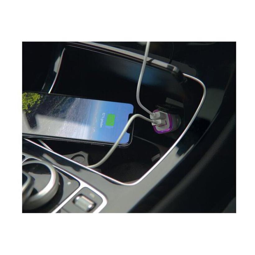 Încărcător USB KFZ Fruit Mov