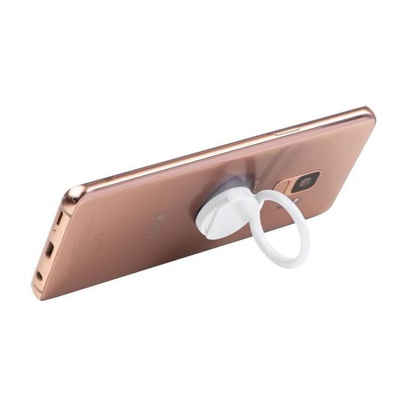 Suport telefon Red Rose alb