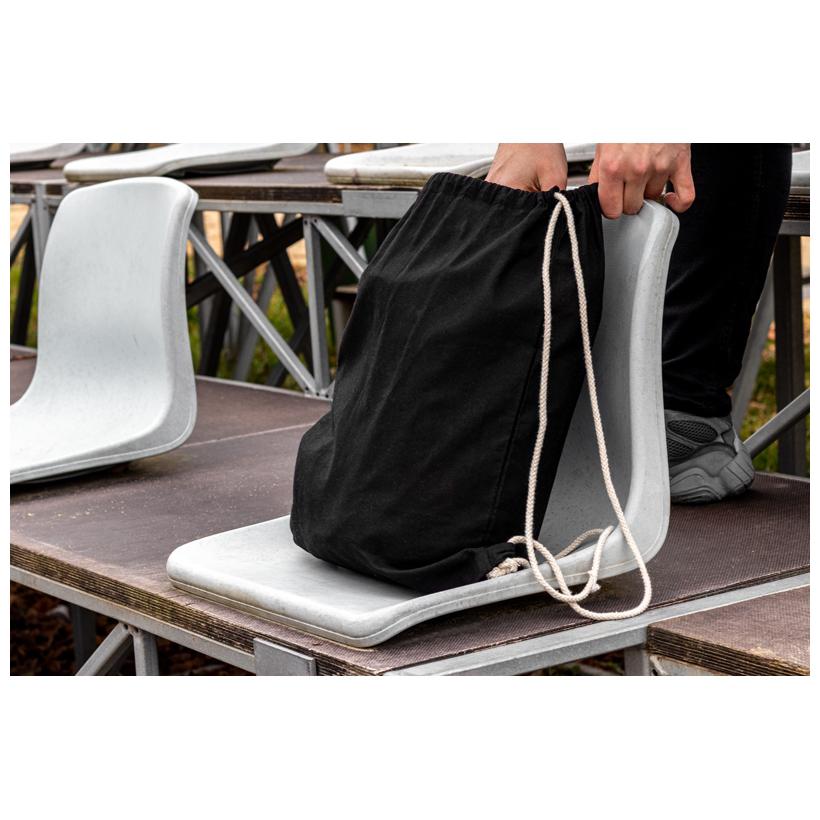 Rucsac bumbac Strandbek Negru