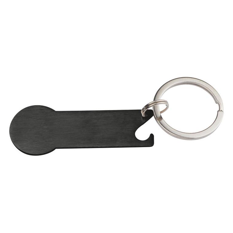 Breloc metalic Stickit Negru