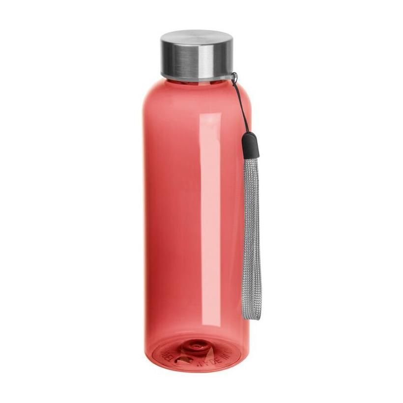 Sticlă de băut din RPET, 500 ml Roșu