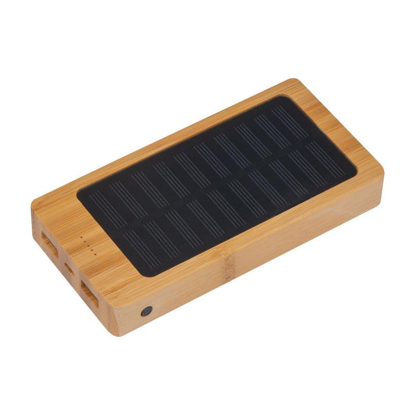 Powerbank solar 8000 mAh Beige