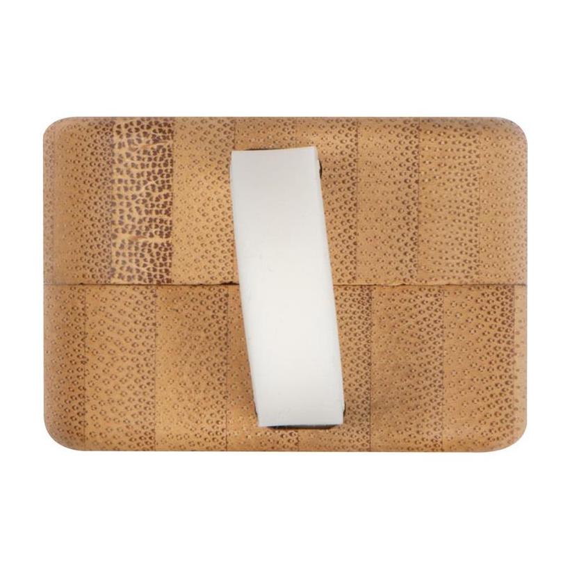 Căști bluetooth în suport de bambus Beige