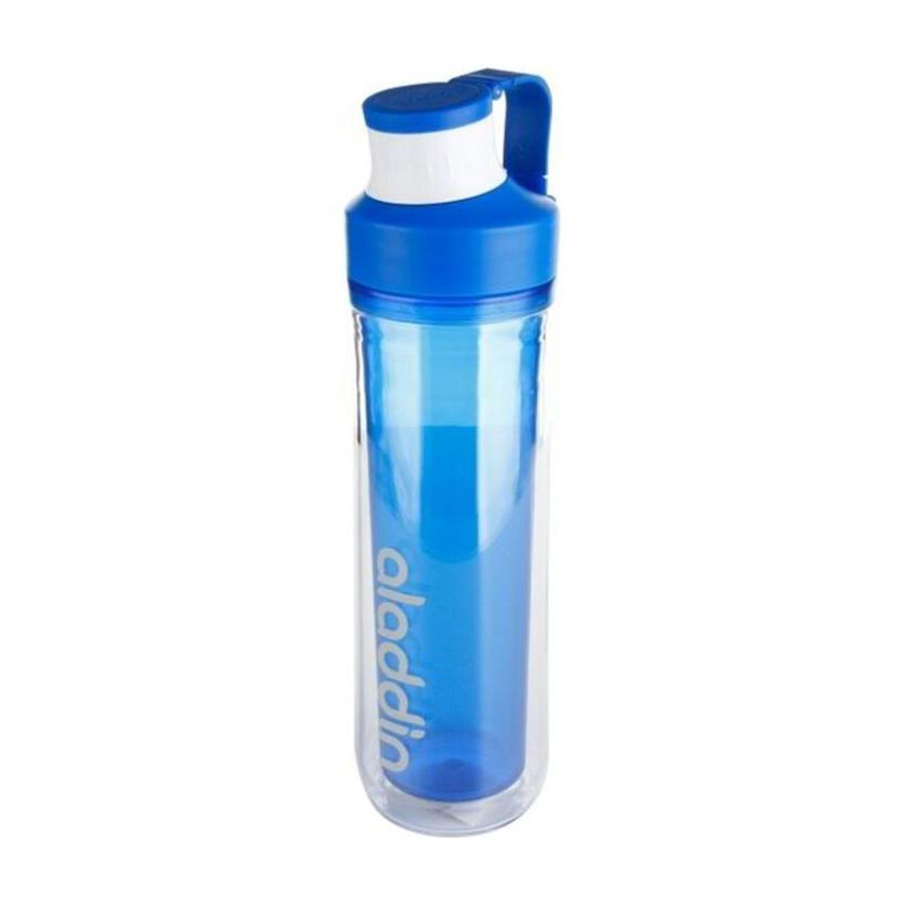 Sticlă apă cu perete dublu 0.5 L Albastru