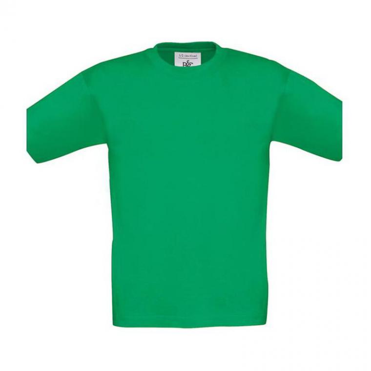 Tricou pentru copii Exact 150 B&C Verde 12 - 14 ani