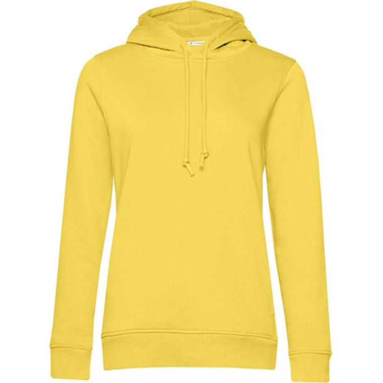 Hanorac pentru femei B&C Organic Galben XS