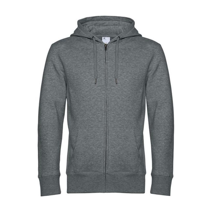 Hanorac cu fermoar B&C KING  Gri XS