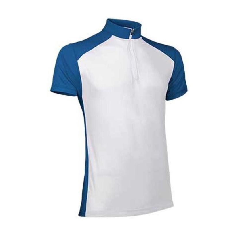 Tricou pentru ciclism Giro White-Royal Blue