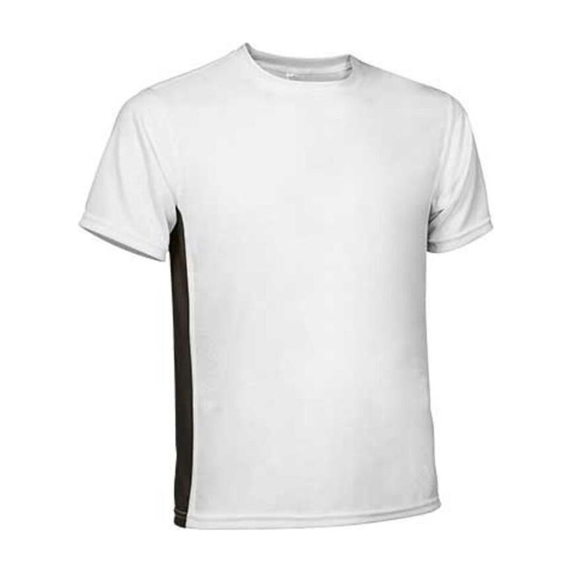 Tricou tehnic Leopard White-Black