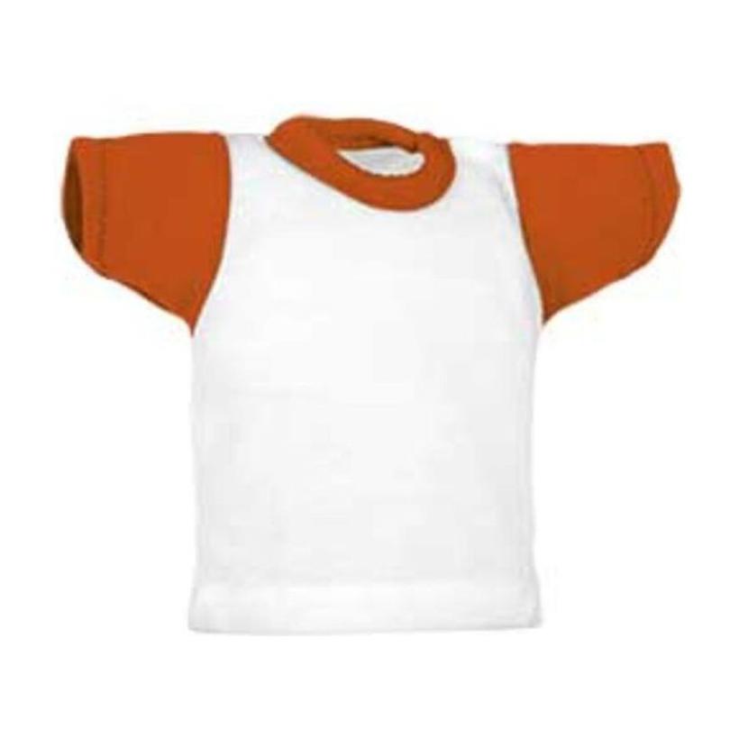 Tricou Mini White-Party Orange