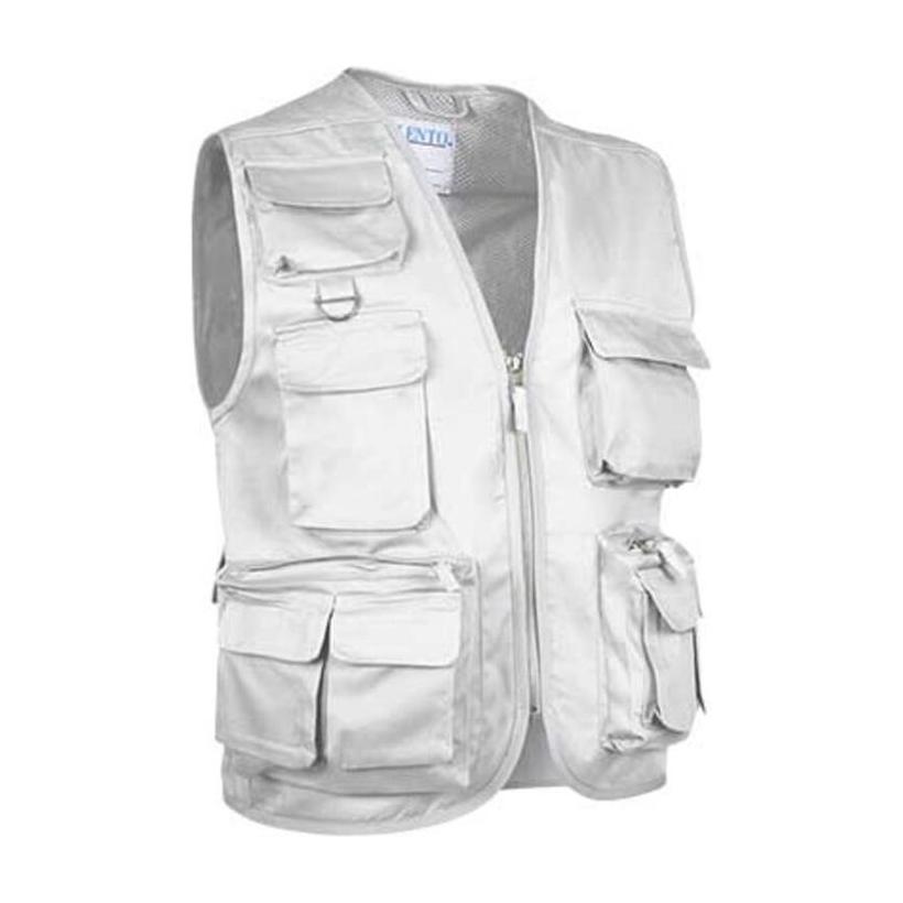 Vestă Safari alb XXL