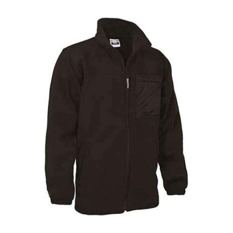Jachetă Fleece Basset Negru 3XL