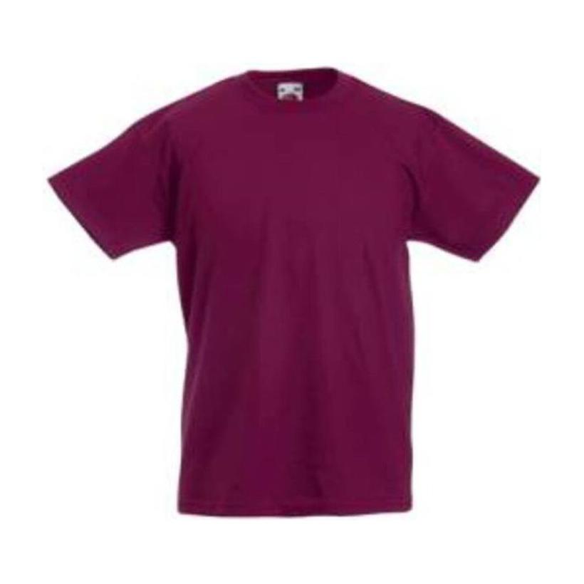 Kids Valueweight T Bordeaux