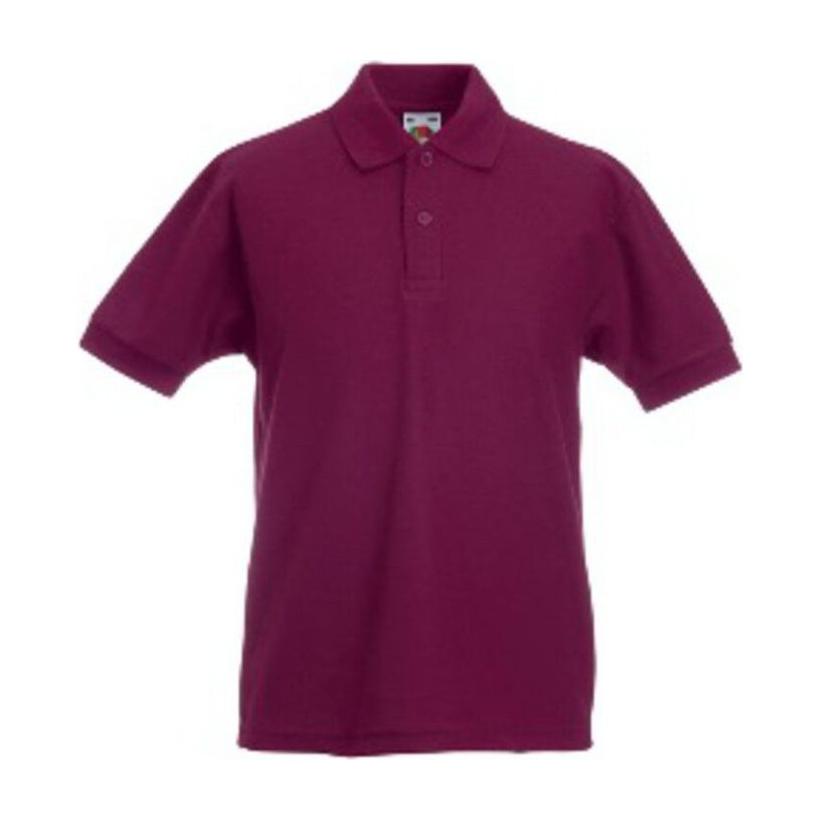 Tricou Polo pentru copii Pique Bordeaux 9 - 11 ani